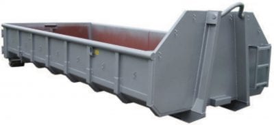 Abrollcontainer-Bauschuttmulde