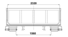 Übereinander Stapelbare Abrollcontainer-table3